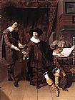 Constantijn Huygens and his Clerk by Thomas de Keyser